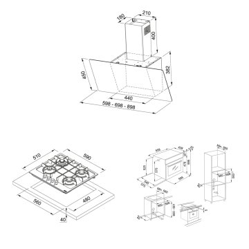 FRANKE FPJ 615 V BK/SS DAVLUMBAZ FHMA 604 3G DC XS OCAK FSL 86 H XS İNOX ANKASTRE FIRIN SET