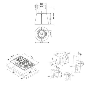 FRANKE FABER BEAT TITANIUM MATT F45 ADA DAVLUMBAZ FHMA 755 4G DCL OY C OCAK FMA 86 H OY FIRIN ANKASTRE SET