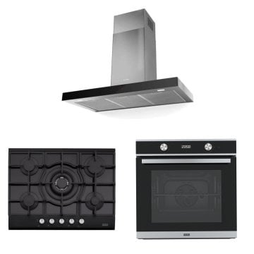 FRANKE FABER SMART X/V A90 DAVLUMBAZ FHNG 705 4G TC BK C OCAK FSM 86 H XS FIRIN SİYAH ANKASTRE SET