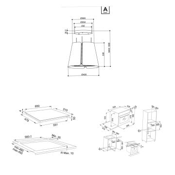 FRANKE FABER BEAT BK MATT F45 ADA DAVLUMBAZ FMA 654 I F BK İNDÜKSİYONLU OCAK FMA 86 H BK FIRIN ANKASTRE SET