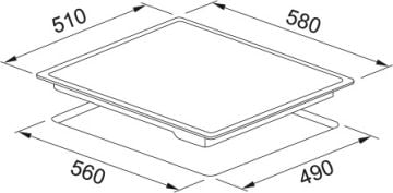 FRANKE FRSM 604 C T BK ELEKTRİKLİ SİYAH CAM OCAK