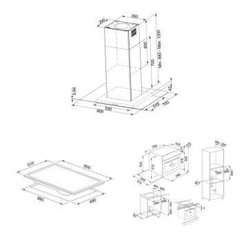 FRANKE FGL 915 I BK XS/900 ADA DAVLUMBAZ FRSM 905 C TOD BBK ELEKTRİKLİ OCAK FSM 86 H XS FIRIN ANKASTRE SET