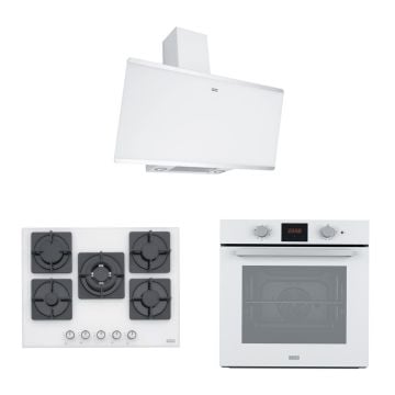FRANKE FPJ 915 V WH/SS DAVLUMBAZ FHNS 705 4G TC WH C OCAK FSL 86 H WH FIRIN BEYAZ ANKASTRE SET
