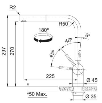 FRANKE ATLAS NEO DOCCİA GOLD SPİRALLİ ARMATÜR