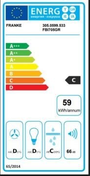 FRANKE ANKASTRE BOX FBI 705 GR GREY 70 CM GÖMME ASPİRATOR DAVLUMBAZ