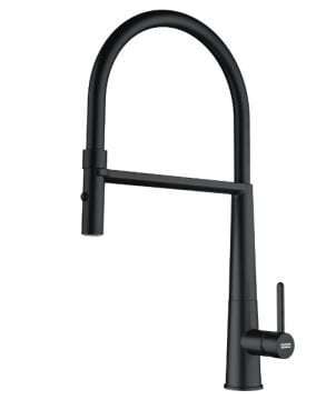 FRANKE ICON SEMİ PRO MATT BLACK DUŞLAMALI SPİRALLİ ARMATÜR