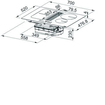 FRANKE MARİS FSM 709 HI SMART 2GETHER OCAK VE DAVLUMBAZ BİR ARADA