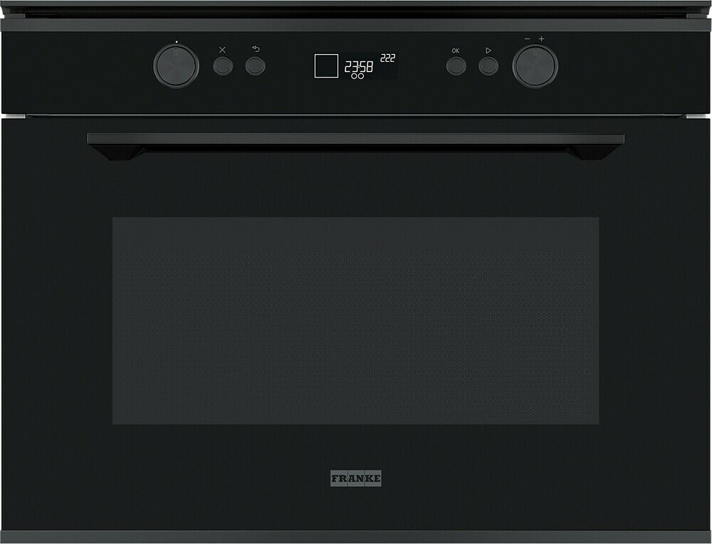 FRANKE FMY 45 MW BK BLACK+BLACK FRAME MYTHOS 45 CM  KOMBİ MİKRODALGA