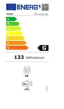 FRANKE FMY 24 WCR XS BLACK+BLACK FRAME ANKASTRE ŞARAPLIK