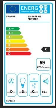 FRANKE FBI 705 BK MAT SİYAH ANKASTRE BOX ASPİRATÖR