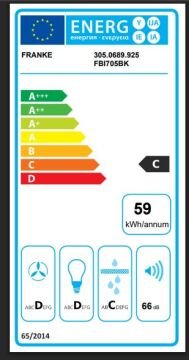 FRANKE FBI 705 BK MAT SİYAH ANKASTRE BOX ASPİRATÖR