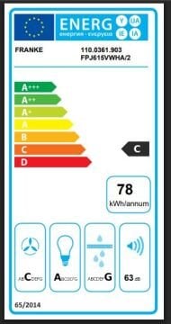 FRANKE GLASS LİNEAR VERTİCAL FPJ 615 V WH /SS WHİTE GLASS DAVLUMBAZ