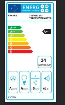 FRANKE TALE 915 W MB MATT BLACK TALE DUVAR TİPİ DAVLUMBAZ