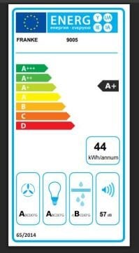 FRANKE FNO 605 BK BLACK GLASS MARİS NEO DUVAR TİPİ DAVLUMBAZ