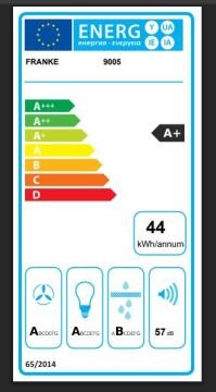 FRANKE FNO 605 BK BLACK GLASS MARİS NEO DUVAR TİPİ DAVLUMBAZ