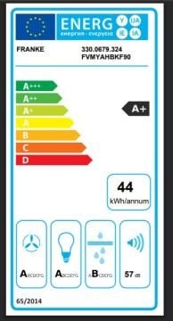 FRANKE FVMY AH BK F90 BLACK GLASS MYTHOS DAVLUMBAZ