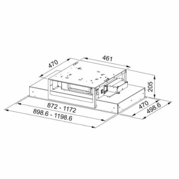 FRANKE FCMA 90 C XS A+ INOX MARİS CEELİNG TAVAN TİPİ DAVLUMBAZ