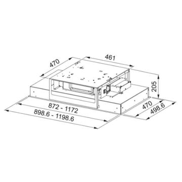 FRANKE FCMA 90 C XS A+ WHİTE MARİS CEELİNG TAVAN TİPİ DAVLUMBAZ