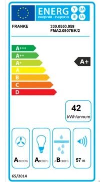 FRANKE MARİS 2.0 FMA 2.0 907 BK NERO DUVAR TİPİ DAVLUMBAZ