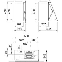 TEŞHİR FRANKE MARİS FREE BY DROR MARİS FREE 80 CRİSTALLO NERO DUVAR TİPİ DAVLUMBAZ