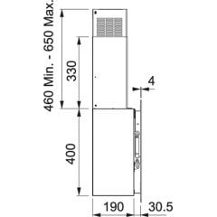 TEŞHİR FRANKE MARİS FREE BY DROR MARİS FREE 80 CRİSTALLO NERO DUVAR TİPİ DAVLUMBAZ
