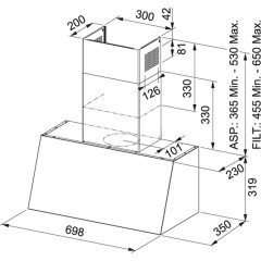 FRANKE TRENDLİNE PLUS OY 70 OYSTER DUVAR TİPİ DAVLUMBAZ