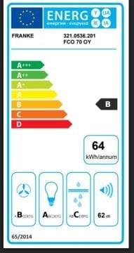 FRANKE TRENDLİNE PLUS OY 70 OYSTER DUVAR TİPİ DAVLUMBAZ