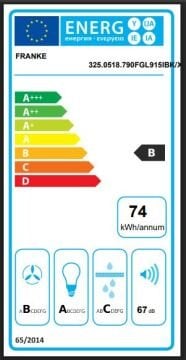 FRANKE GLASS LİNEAR FGL 915 I BK/XS PASLANMAZ ÇELİK - CAM ADA TİPİ DAVLUMBAZ