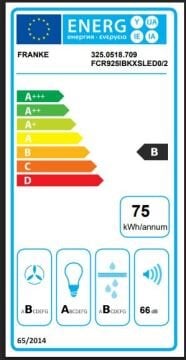 FRANKE MYTHOS FCR 925 I TC BK XS LED SİYAH ADA TİPİ DAVLUMBAZ