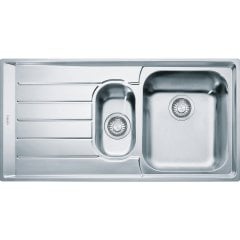 FRANKE NEPTUN NET 651 MİKRODEKOR 1,5 GÖZLÜ SOL DAMLALIKLI EVYE