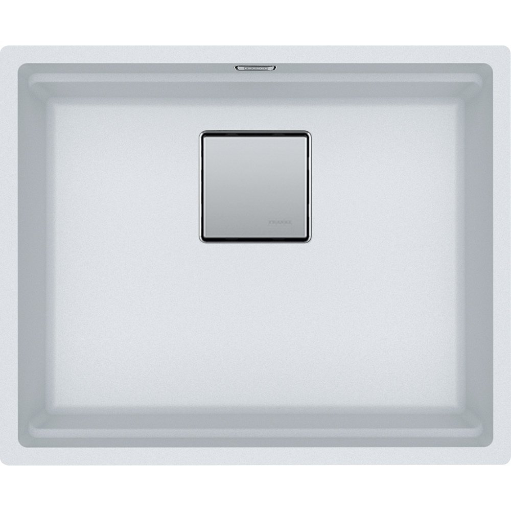 FRANKE KUBUS 2 KNG 110-52 GRANİT BİANCO TEZGAH ALTI EVYE