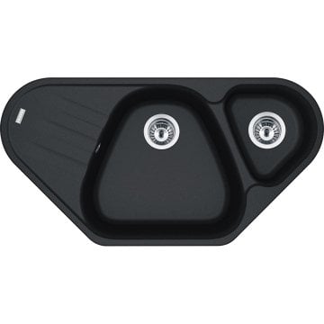 FRANKE ANTEA AZG 651 KÖŞE GRANİT NERO EVYE