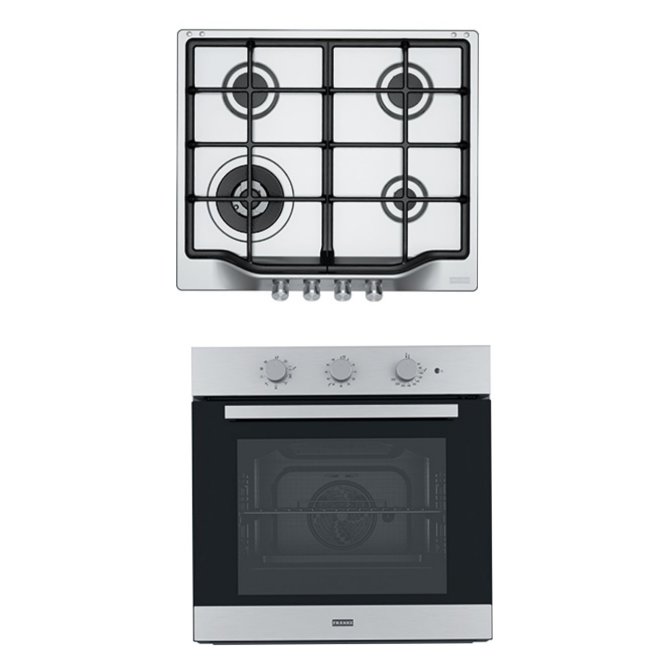FRANKE FHTL 604 3G TC XS C TRENDLİNE İNOX OCAK FSL 82 H XS SMART İNOX FIRIN 2Lİ SET