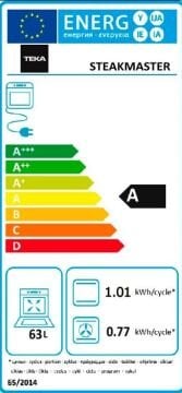 TEKA STEAKMASTER SİYAH ANKASTRE PİROLİTİK FIRIN 111000037