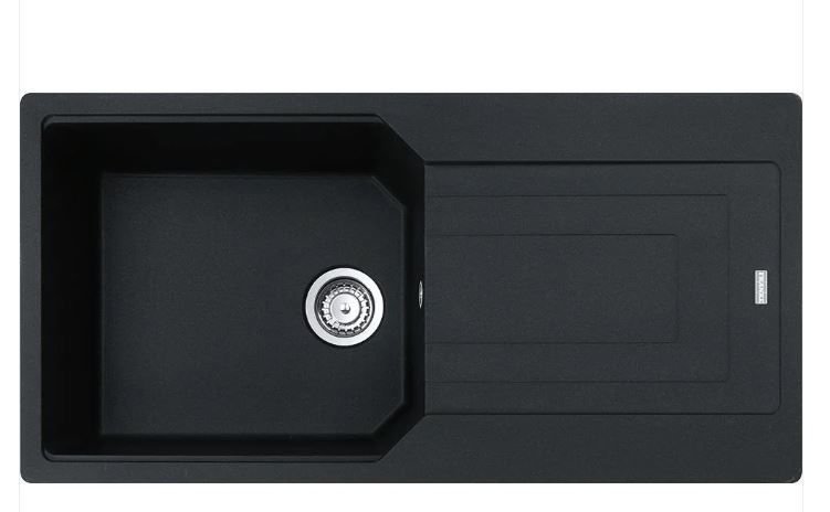 FRANKE URBAN UBG 611-100 GRANİT NERO TEZGAH ÜSTÜ EVYE