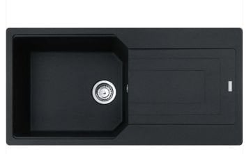 FRANKE URBAN UBG 611-100 GRANİT NERO TEZGAH ÜSTÜ EVYE