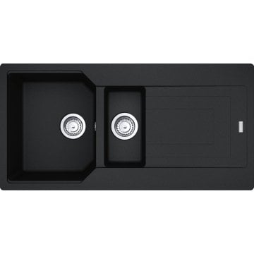 FRANKE URBAN UBG 651-100 GRANİT NERO TEZGAH ÜSTÜ EVYE