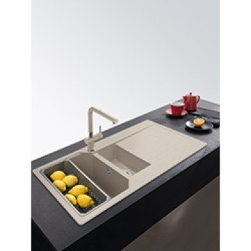 FRANKE URBAN UBG 651-100 FRAGRANİTE OYSTER  TEZGAH ÜSTÜ EVYE
