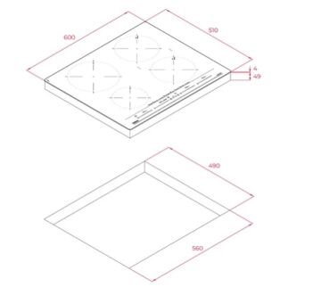 TEKA IZC 64630 ST MST 60 CM 4 PİŞİRME BÖLMELİ İNDÜKSİYON OCAK