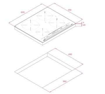 TEKA IZC 64630 ST MST 60 CM 4 PİŞİRME BÖLMELİ İNDÜKSİYON OCAK