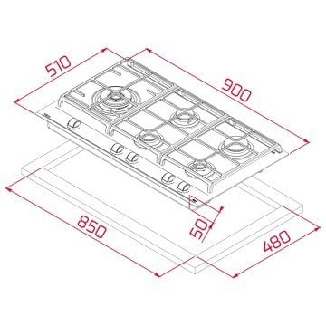 TEKA GZC 95320 XBC OCAK