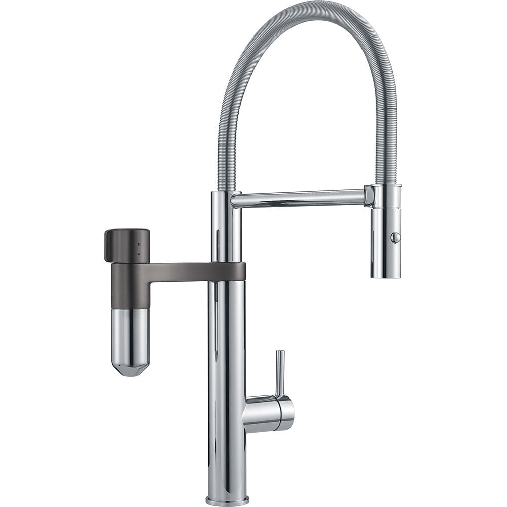 FRANKE VİTAL KAPSÜL FİLTRE SİSTEMİ SPİRALLİ KROM/GUN METAL ARMATÜR