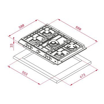 TEKA EX 70.1 5G AI AL DR CI OCAK
