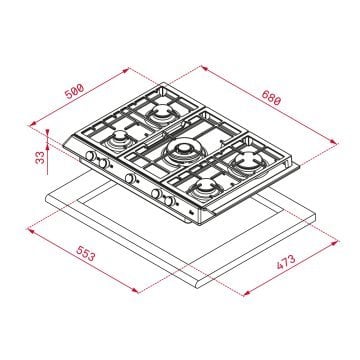 TEKA EX 70.1 5G AI AL DR CI OCAK
