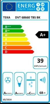 TEKA DVT 68660 TBS BK 60 CM DİKEY DAVLUMBAZ