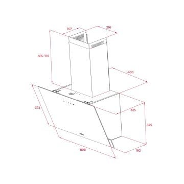 TEKA DVN 94030 TTC DUVAR TİPİ DAVLUMBAZ