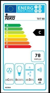 TEKA TVT 90 DUVAR TİPİ DAVLUMBAZ