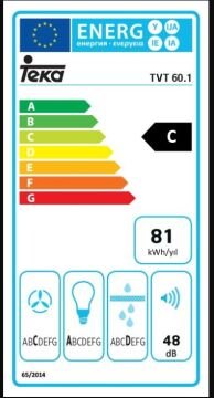 TEKA TVT 60.1 BK DUVAR TİPİ DAVLUMBAZ