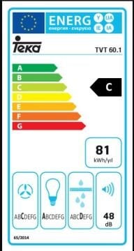 TEKA TVT 60.1  WH DUVAR TİPİ DAVLUMBAZ