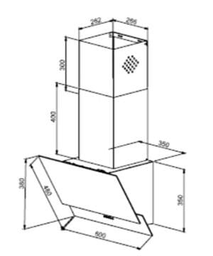 TEKA ATV 60.3 M BK DUVAR TİPİ DAVLUMBAZ